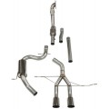 Piper exhaust Leon MK2 Cupra R - turbo-back system with cat-bypass & 1 silencer